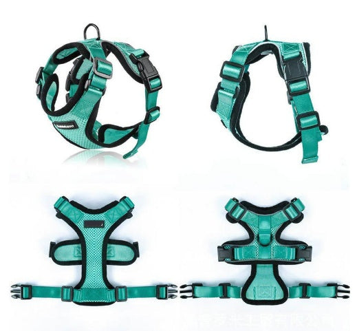 Cat harness backpack & Car Seatbelt – Adjustable Reflective Mesh Vest