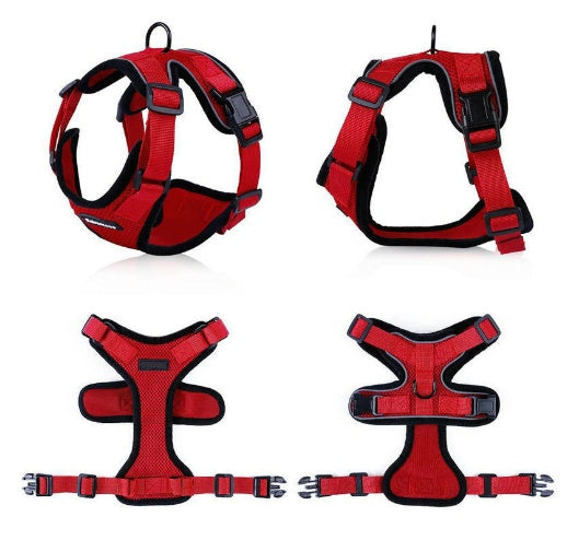 Cat harness backpack & Car Seatbelt – Adjustable Reflective Mesh Vest