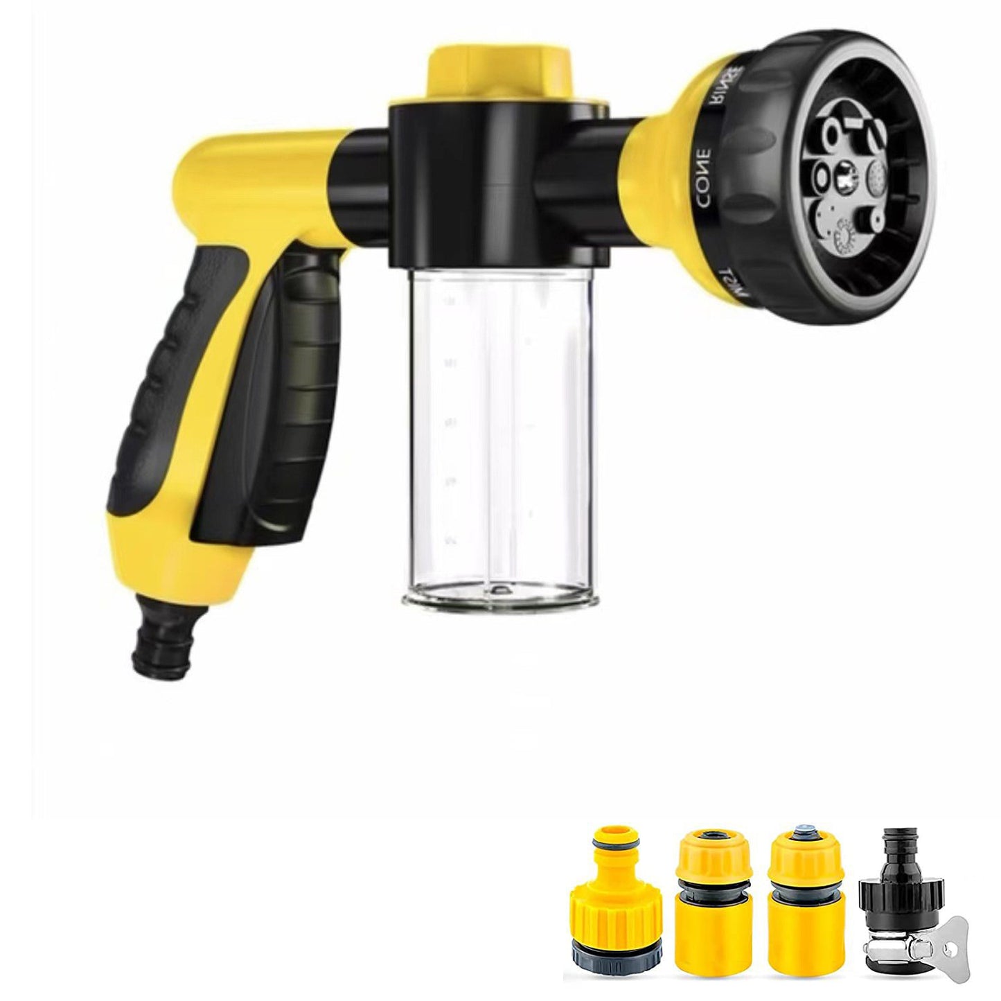 High-Pressure Pet Shower Sprayer – Dog Wash & Grooming Brush