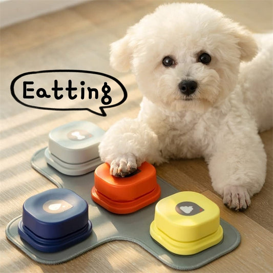Recordable Pet Talking Button – Communication Toy for Dogs & Cats