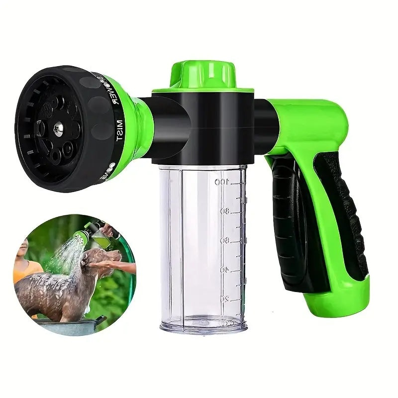 High-Pressure Pet Shower Sprayer – Dog Wash & Grooming Brush