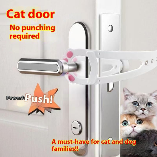 Punch-Free Cat Door for Fence – Pet Access with Ventilation Design