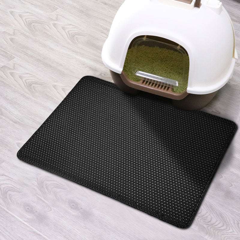 Double Layer Waterproof Cat Litter Mat – EVA Non-Slip Design