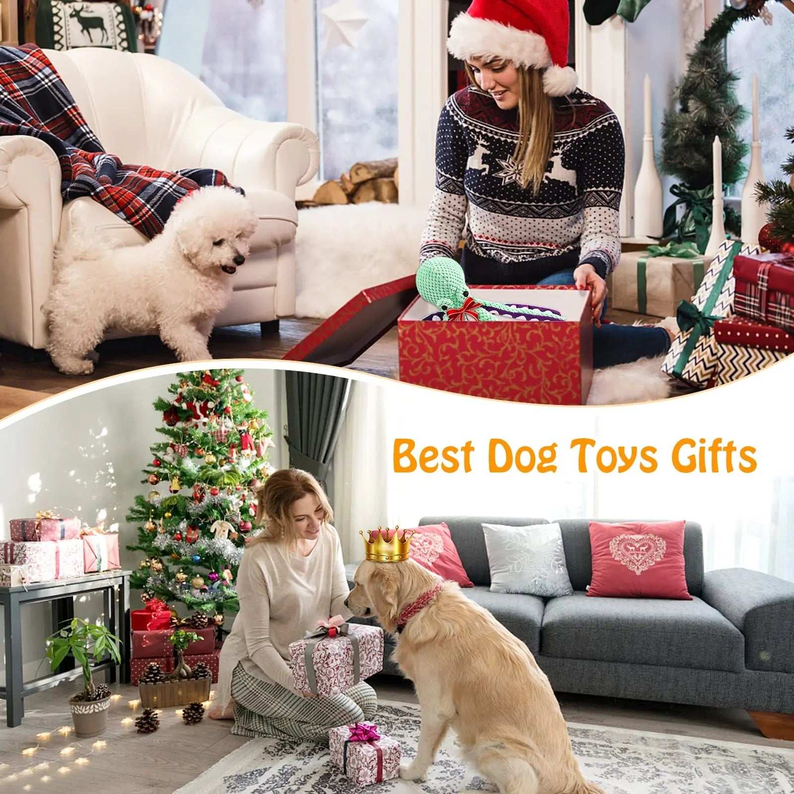 Interactive Plush Chew Toy – Voice Octopus for Dogs & Cats