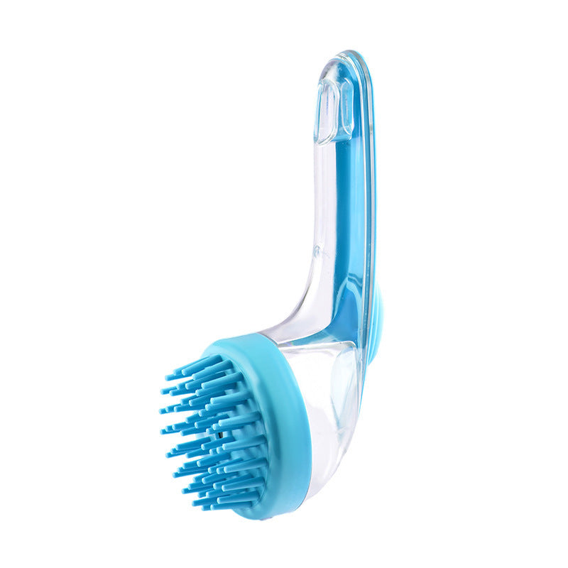 Long Handle Pet Bath Brush – Grooming Comb for Dogs & Cats