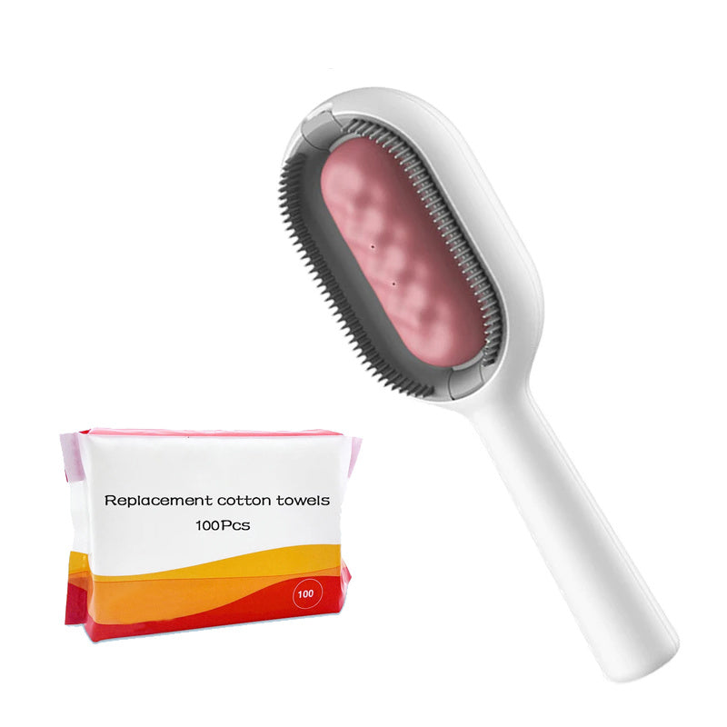 4-in-1 Cat Hair Brush with Water Tank – Double-Sided Grooming Comb