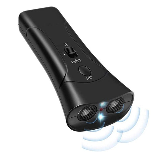 3-in-1 Ultrasonic Dog Repeller – Anti-Bark & Training Device