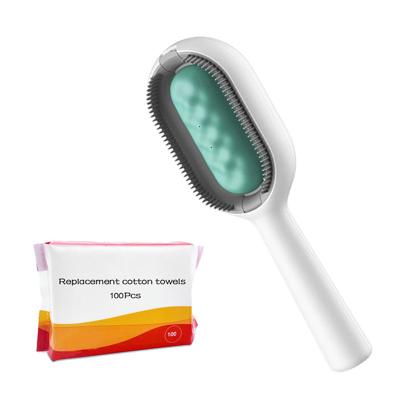 4-in-1 Cat Hair Brush with Water Tank – Double-Sided Grooming Comb