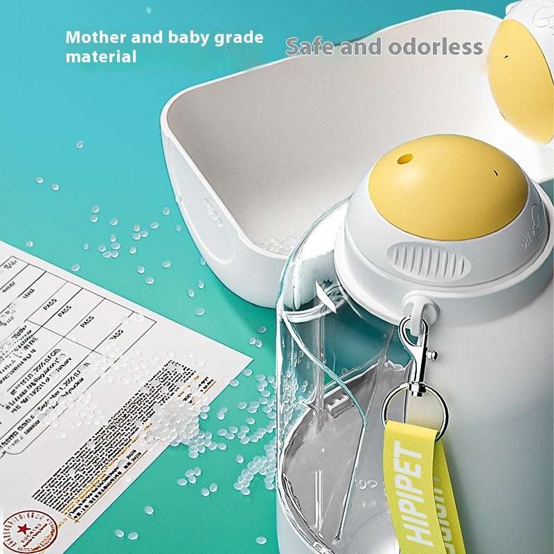 2-in-1 Portable Pet Water & Food Bottle – Travel Cup for Dogs & Cats